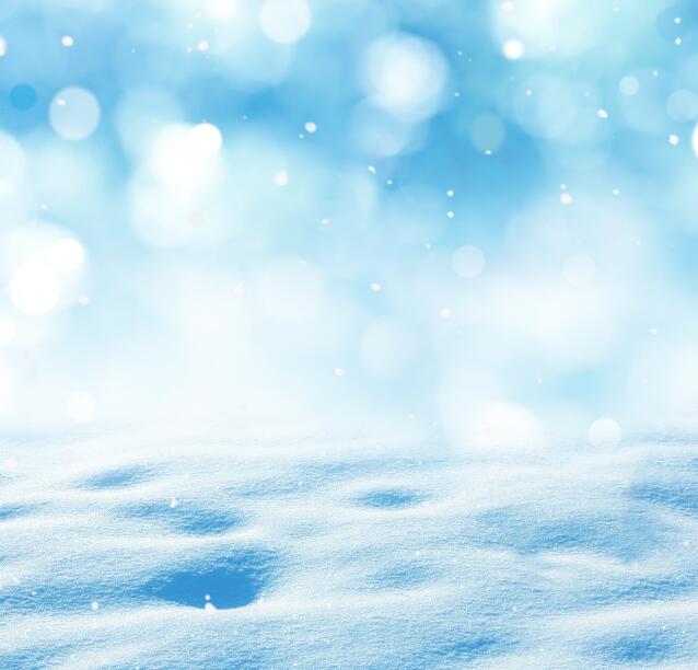 梦幻唯美雪地背景高清图片