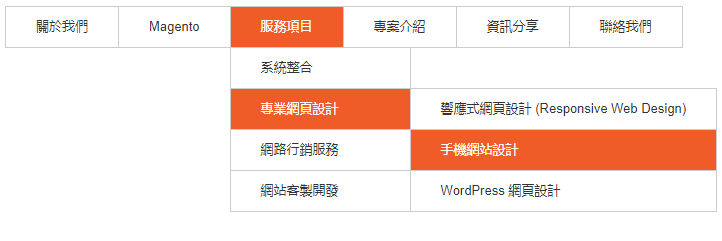 css实现三级导航菜单