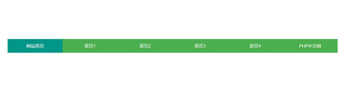 css3鼠标悬停翻转切换导航条代码